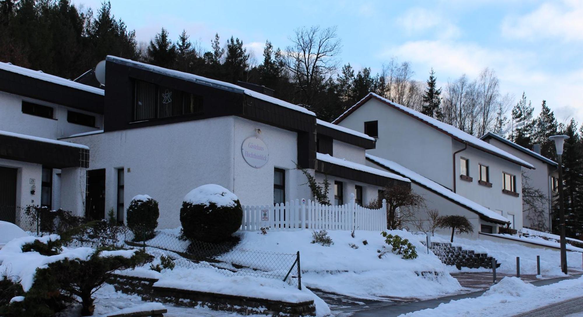 Gaestehaus Hochrhoenblick Schönau an der Brend Esterno foto