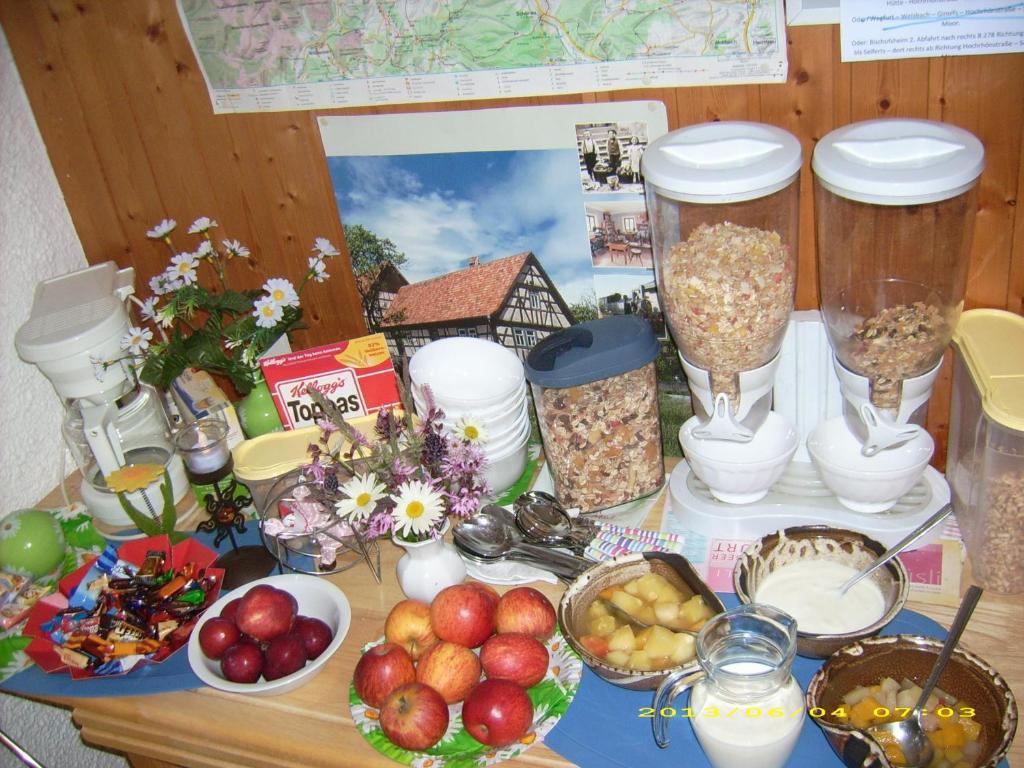 Gaestehaus Hochrhoenblick Schönau an der Brend Esterno foto